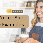 local coffee shop review examples